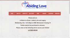 Desktop Screenshot of abiding-love.com